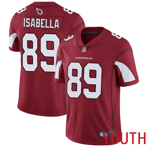 Arizona Cardinals Limited Red Youth Andy Isabella Home Jersey NFL Football #89 Vapor Untouchable->women nfl jersey->Women Jersey